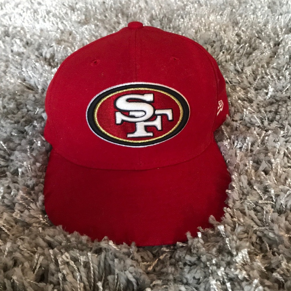Red San Francisco 49ers new era nfl hat